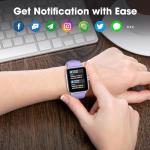 Fitness Smartwatch with Heart Rate and Sleep Tracker