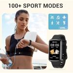 Runlio 1.47” Waterproof Fitness Tracker Smartwatch