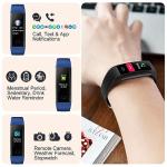 Slim Fitness Tracker with Heart Rate Monitor