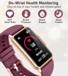 Smart Fitness Watch with Heart Rate and Sleep Tracking