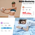 Smart Fitness Tracker Watch with Heart Rate Monitor