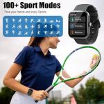 Smart Fitness Tracker Watch with Heart Rate Monitor