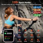Smart Fitness Tracker Watch with Alexa, 120+ Modes
