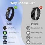 Fitness Tracker Watch with Heart Rate & Sleep Monitor