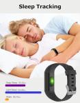 Cloudpoem Waterproof Fitness Tracker with Heart Monitor