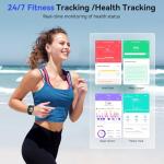 1.85'' HD Smartwatch with Fitness Tracker & Call Option