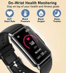 Fitness Tracker with Heart Rate and Sleep Monitor
