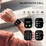HD Smartwatch for Fitness Tracking and Calls