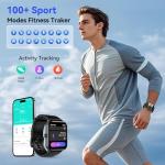 1.85'' HD Smartwatch with Fitness Tracker & Call Option