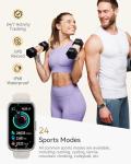 Smart Fitness Tracker Watch with Heart Rate Monitor