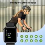 Smart Fitness Tracker Watch with Heart Rate Monitor