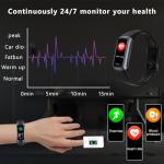 24/7 Fitness Tracker with Heart Rate Monitor