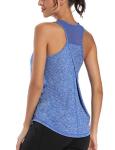 Bright Blue Women's Racerback Yoga Tank Top