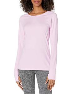 Women’s Long Sleeve Workout Top - Brushed Tech Stretch