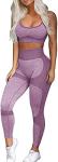 OLCHEE Women's Seamless Yoga Set - Purple