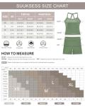 High-Waisted Women's Biker Short Set in Grey