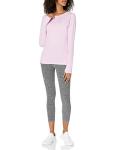 Women’s Long Sleeve Workout Top - Brushed Tech Stretch