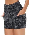 High Waist Yoga Shorts with Tummy Control