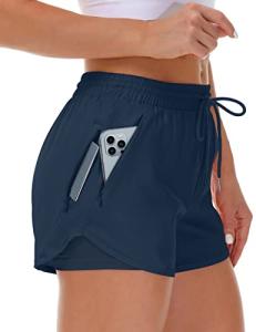 Mancreda Women's Athletic Running Shorts with Pockets