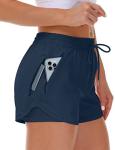 Mancreda Women's Athletic Running Shorts with Pockets