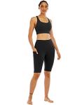 Women's High Waisted Biker Yoga Shorts - 4 Pack
