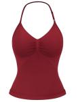 YEOREO Women's Backless Longline Workout Tank Top