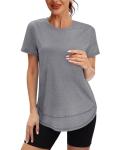 Women's Short Sleeve Workout Tops for Summer