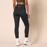 High-Rise Women's Workout Leggings, Plus Size, Black