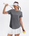 Women's Short Sleeve Workout Tops for Summer