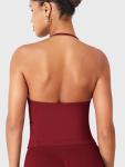 YEOREO Women's Backless Longline Workout Tank Top
