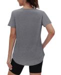 Women's Short Sleeve Workout Tops for Summer