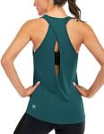 ICTIVE Women's Racerback Open Back Workout Top