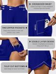 High-Waisted Women's Athletic Workout Shorts with Pockets