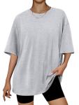 Plus Size Oversized Summer Workout T-Shirt for Women