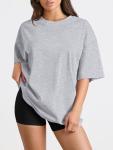 Plus Size Oversized Summer Workout T-Shirt for Women
