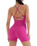 SUUKSESS Women’s 2 Piece Workout Set – Peach