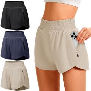 High Waisted Women's Workout Shorts with Pockets