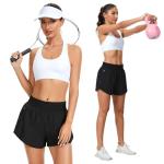 High Waisted Women's Workout Shorts with Pockets