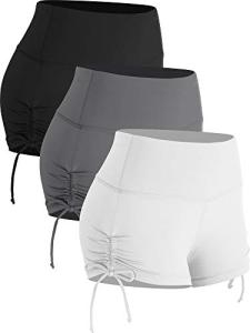 CADMUS Women's High Waisted Booty Shorts - 3 Pack
