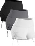 CADMUS Women's High Waisted Booty Shorts - 3 Pack