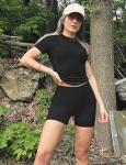 OLCHEE Women's Seamless Workout Set with Shorts