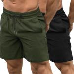 COOFANDY Men's 2 Pack Quick Dry Workout Shorts
