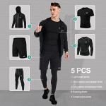 Men's 5-Piece Athletic Compression Workout Set