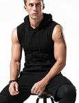 Men's Hooded Tank Top for Muscle Workouts