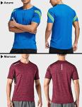 Men’s Quick Dry Athletic Crew Neck T-Shirts, 5 Pack
