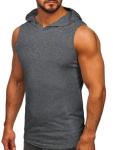 Men's 2 Pack Workout Hooded Tank Tops
