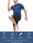 Men's Quick-Dry Athletic Mesh Workout Shirts