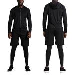 BUYJYA 5-Piece Men's Athletic Gym Outfit Set