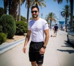 BUYJYA Men's 3 Pack Workout Shorts & Shirts