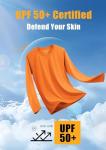 Men's Quick-Dry UV Protection Gym Shirt - Orange